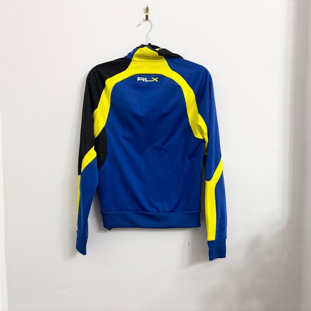 Rare EUC RLX Ralph Lauren Blue & Yellow Performance Track Jacket - XS - 310007 - Picture 12 of 12